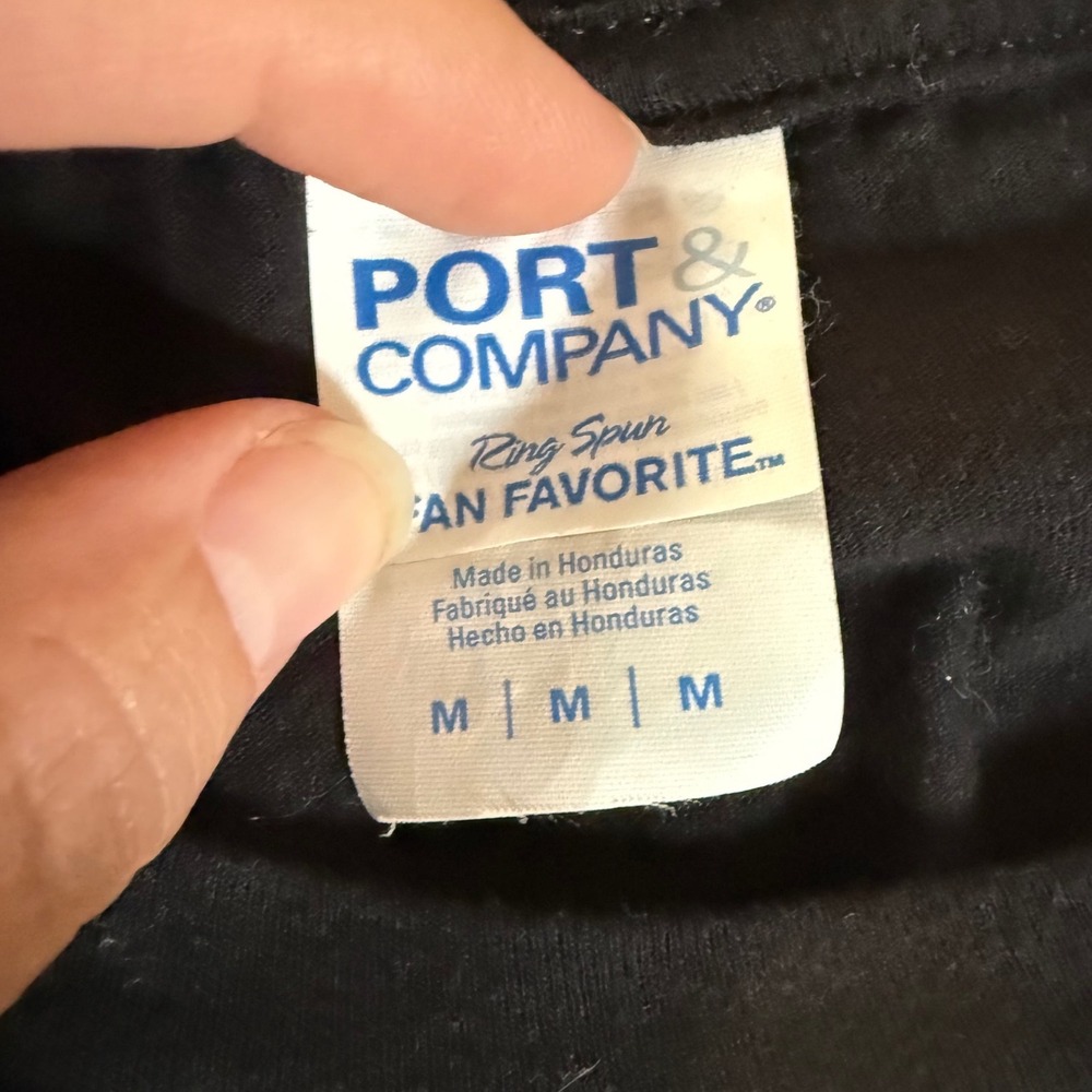 Port & Company I Made A Poopy Rainbow Graphic T-Shirt Black Medium Humor Tee - Picture 2 of 3